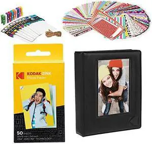 Kodak 2x3? Premium Zink Paper Starter Kit with Photo Album