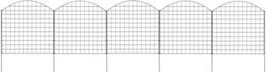 vidaXL Arched Pond Fence Set 30.5"x30.9" Green