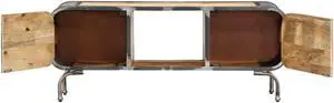 vidaXL TV Cabinet 43.3"x11.8"x16.5" Solid Wood Mango