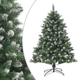 vidaXL Artificial Christmas Tree with Stand 59.1" PVC