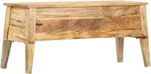 vidaXL Storage Box 39"x13.8"x18.9" Solid Mango Wood