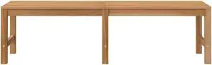 vidaXL Patio Bench 59.1" Solid Teak Wood vidaXL Patio Bench 59.1" Solid Teak Wood
