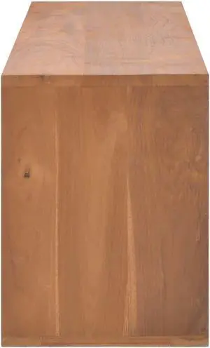 vidaXL TV Cabinet 43.3"x11.8"x15.7" Solid Teak Wood