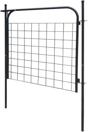vidaXL Garden Fence Gate 39.4"x39.4" Anthracite