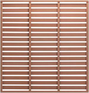 vidaXL Fence Panel WPC 70.9"x70.9" Brown