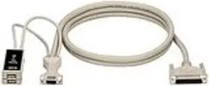 Kvm User Cable - Db25, Vga, Usb, 1-Ft. (0.3-M), Gsa, Taa