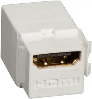 Snap Fitting - Hdmi, Female/Female, Office White, Gsa, Taa