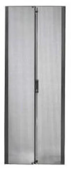 Netshelter Sx 48U 750Mm Wide Perforated Split Doors Black