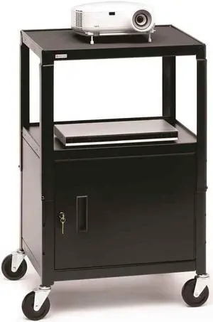 Bretford CA2642 Adjustable Cart with Cabinet