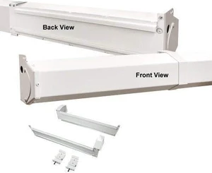 Floating Screen Bracket (White), 6 X 27, White Floating Screen Bracket (White), 6 X 27, White