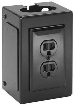 CHIEF FCA540 Fusion Power Outlet Assembly (Black)