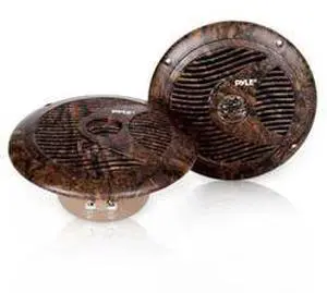 Dual 6.5'' Waterproof Marine Speakers, Full Range Stereo Sound, Camo / Hunting Style, 150 Watt (Pair)