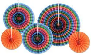 Fiesta Accordion Paper Fans