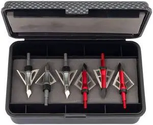 Allen Company Titan Broadhead Box & Caddy Holds 6 Broadheads Carbon Fiber