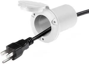 Guest Ac Universal Plug Holder - White