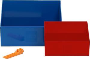 LEGO Brick 2 Piece Scooper Set  | Blue & Red