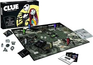 Tim Burton's The Nightmare Before Christmas Clue Board Game Tim Burton's The Nightmare Before Christmas Clue Board Game