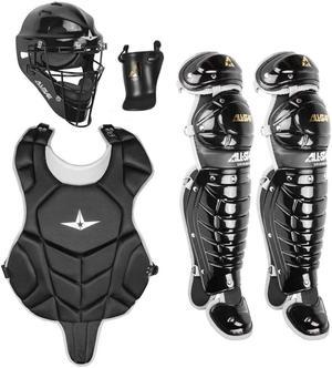 All Star S7 Axis Two-Tone Adult Catchers Set, Black/Orange