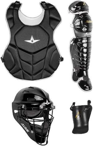 All Star S7 Axis Two-Tone Adult Catchers Set, Black/Orange