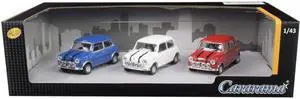 Mini Cooper 3 piece Gift Set 1/43 Diecast Model Cars by Cararama