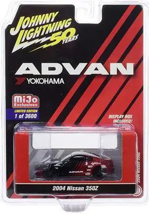 2004 Nissan 350Z ADVAN Yokohama "Johnny Lightning 50th Anniversary" Limited Edition to 3600 pieces Worldwide 1/64 Diecast Model Car by Johnny Lightning
