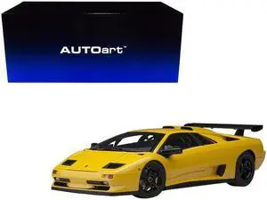 Lamborghini Diablo SV-R Superfly Yellow 1/18 Model Car by Autoart