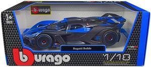 Bugatti Bolide Blue and Carbon Gray 1/18 Diecast Model Car by Bburago