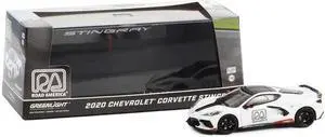 2020 Chevrolet Corvette C8 Stingray "Road America Official Pace Car" 1/43 Diecast Model Car by Greenlight