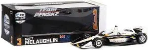 Dallara IndyCar #3 Scott McLaughlin "Sonsio Vehicle Protection" Team Penske (Road Course Configuration) "NTT IndyCar Series" (2022) 1/18 Diecast Model Car by Greenlight