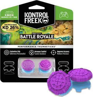 FPS Freek Battle Royale for Xbox One and Xbox Series X Controller | Performance Thumbsticks | 2 High-Rise Convex (Domed) | Purple FPS Freek Battle Royale for Xbox One and Xbox Series X Controller | Performance Thumbsticks | 2 High-Rise Convex (Domed) | Purple