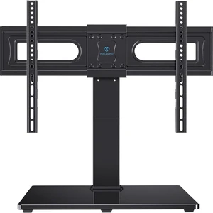 Universal Swivel TV Stand for 37-80 inch TVs, Holds up to 99lbs 6 Height Adjustable, Tempered Glass Base, Max VESA 400x400mm, Flat & Curved Screens, Ideal for Living Room & Bedroom,PSTVS35 Universal Swivel TV Stand for 37-80 inch TVs, Holds up to 99lbs 6 Height Adjustable, Tempered Glass Base, Max VESA 400x400mm, Flat & Curved Screens, Ideal for Living Room & Bedroom,PSTVS35