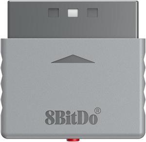 8Bitdo Bluetooth Retro Receiver for PS1 PS2 and Windows, compatible with Xbox Series controller, Xbox One Bluetooth controller, Switch Pro and PS5PS4 controller