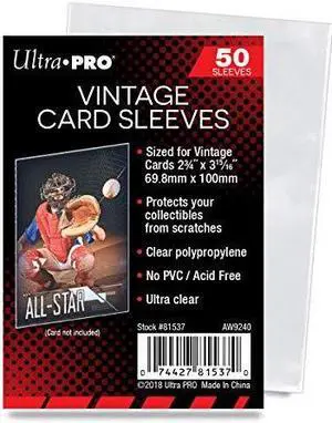 Ultra Pro Vintage Card Sleeve - 50pk