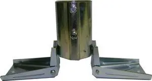 Heavy Duty Roof Mount for Masts up to 2-3/8" OD - EZ 19B Antenna Mast Peak Mount Heavy Duty Roof Mount for Masts up to 2-3/8" OD - EZ 19B Antenna Mast Peak Mount