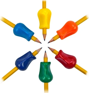 Original Pencil Gripper, Universal Ergonomic Writing Aid For Righties And Lefties, Colorful Pencil Grippers, Assorted Colors, 36 Count - TPG-11136 Original Pencil Gripper, Universal Ergonomic Writing Aid For Righties And Lefties, Colorful Pencil Grippers, Assorted Colors, 36 Count - TPG-11136