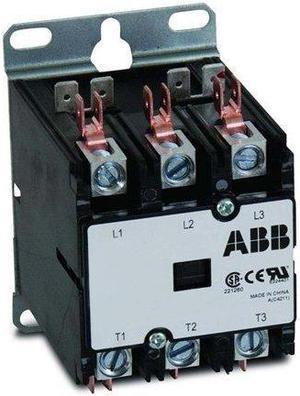 ABB DP40C3P-2 40A, 3P, Definite Purpose Contactor