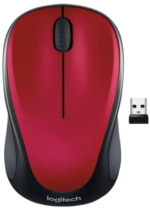 M317 Compact Ambidextrous 2.4 GHz Wireless Mouse - Red | Ambidextrous with 2.4 GHz USB-A Nano Receiver, 1000 dpi optical tracking, 12-months battery life, PC, Mac, laptop compatible M317 Compact Ambidextrous 2.4 GHz Wireless Mouse - Red | Ambidextrous with 2.4 GHz USB-A Nano Receiver, 1000 dpi optical tracking, 12-months battery life, PC, Mac, laptop compatible
