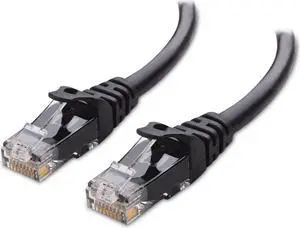 Cable Matters 10Gbps Snagless Cat 6 Ethernet Cable 20 ft (Cat 6 Cable  Cat6 Cable  Internet Cable  Network Cable) in Black