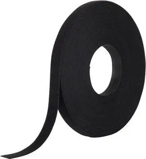 ONE_WRAP Tape ¾ " x 25 Yard Double Sided Self Gripping Roll, 189645, Black | Secure And Reusable Cable Installation Tape For Structured Cabling, Network Racks, Data Centers, AV, Security, And Telecom ONE_WRAP Tape ¾ " x 25 Yard Double Sided Self Gripping Roll, 189645, Black | Secure And Reusable Cable Installation Tape For Structured Cabling, Network Racks, Data Centers, AV, Security, And Telecom