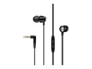 in Ear Headphone with One-Button Smart Remote - Black in Ear Headphone with One-Button Smart Remote - Black