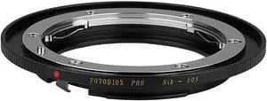 Fotodiox PRO Lens Adapter Compatible with Nikon F-Mount Lenses on Canon EOS EF/EF-S Cameras