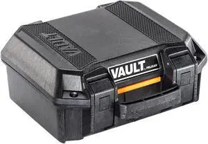 Vault by Pelican - V100 Multi-Purpose Hard Case with Foam (Black)