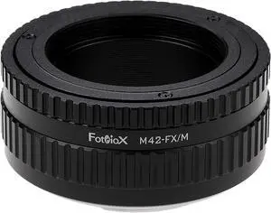 Fotodiox Lens Mount Macro Adapter Compatible with M42 Screw Mount SLR Lens on Fuji X-Mount Cameras
