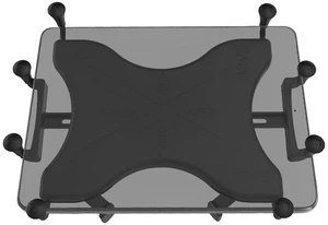X-Grip Tablet Holder for 12"-13" Tablets with Cases Spring-loaded cradle with AMPS and VESA compatibility for mounting systems X-Grip Tablet Holder for 12"-13" Tablets with Cases Spring-loaded cradle with AMPS and VESA compatibility for mounting systems