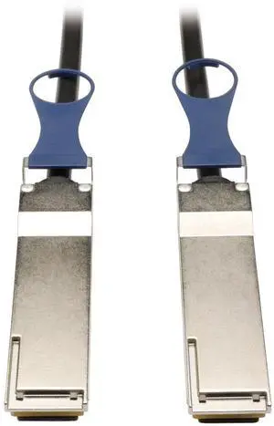 QSFP+ to QSFP+ 40Gb Passive DAC Copper Infiniband Cable, 2M (6-ft.) (N282-02M-BK) QSFP+ to QSFP+ 40Gb Passive DAC Copper Infiniband Cable, 2M (6-ft.) (N282-02M-BK)