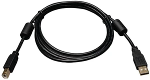 USB 2.0 Hi-Speed A/B Cable with Ferrite Chokes (M/M) 6-ft. (U023-006), Black USB 2.0 Hi-Speed A/B Cable with Ferrite Chokes (M/M) 6-ft. (U023-006), Black