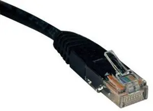 Eaton Tripp Lite Cat5e 350MHz Molded Patch Cable (RJ45 M/M) - Black, 20-ft.(N002-020-BK)