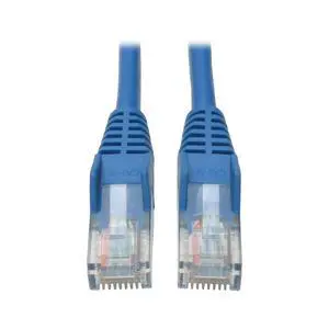 Tripp Lite Cat5e 350MHz Snagless Molded Patch Cable (RJ45 M/M) - Blue, 3-ft.(N001-003-BL)