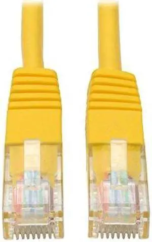 Tripp Lite Cat5e 350MHz Molded Patch Cable (RJ45 M/M) - Yellow 7-ft.(N002-007-YW)