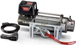 WARN 26502 M8000 Series Electric 12V Winch with Steel Cable Wire Rope: 5/16"" Diameter x 100 Length  4 Ton (8 000 lb) Pulling Capacity